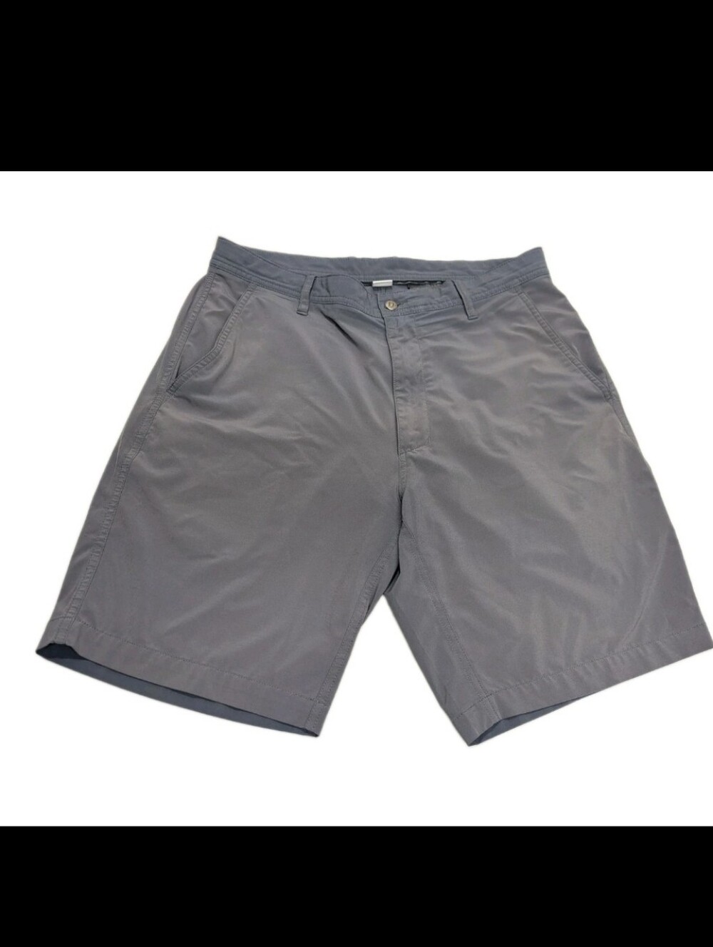 FJ Footjoy Chino 9" Golf Shorts 34 Gray Sports Peppy #120T